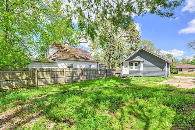 1254 Delos St, Akron, OH 44306 - view of yard with fence