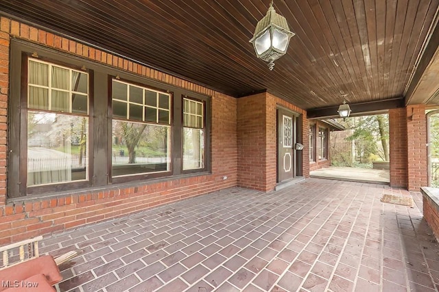 245 Merriman Rd, Akron, OH 44303 - view of patio / terrace with covered porch
