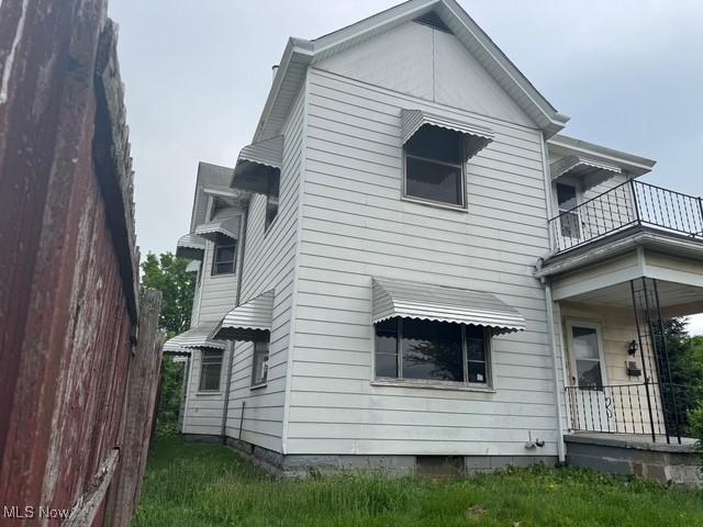 234 High Ave, Byesville, OH 43723 - view of home's exterior with a balcony