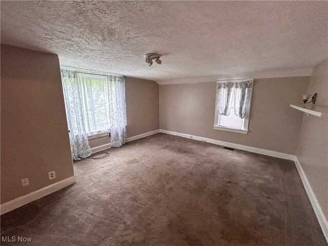 553 Willard Ave SE, Warren, OH 44483 - carpeted empty room with healthy amount of natural light and a textured ceiling