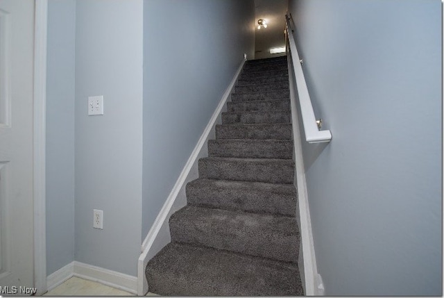 view of staircase