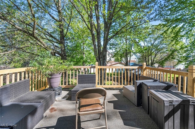 1821 E 30th St, Lorain, OH 44055 - view of wooden terrace