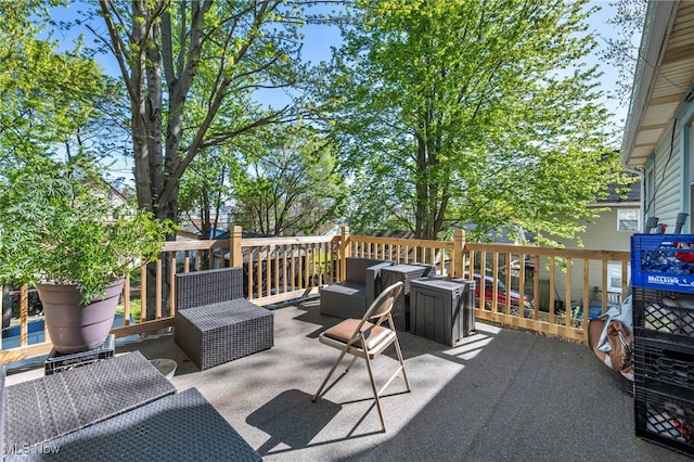 1821 E 30th St, Lorain, OH 44055 - view of wooden deck