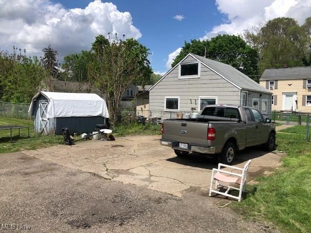 2117 Maple Ave NE, Canton, OH 44714 - view of parking with fence