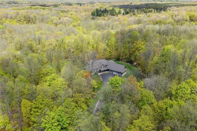 15020 Steelhead Run, Chardon, OH 44024 - aerial view of property and surrounding area with a forest