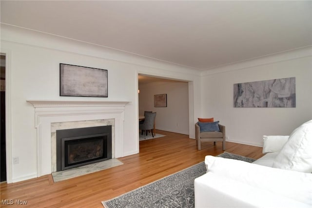 3622 Lynnfield Rd, Shaker Heights, OH 44122 - living area featuring wood finished floors and a high end fireplace