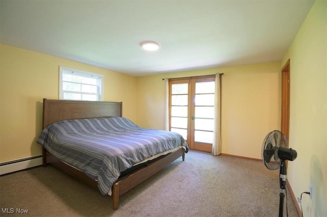 31 Garden Park Dr, Chagrin Falls, OH 44022 - bedroom with carpet floors, baseboard heating, and baseboards