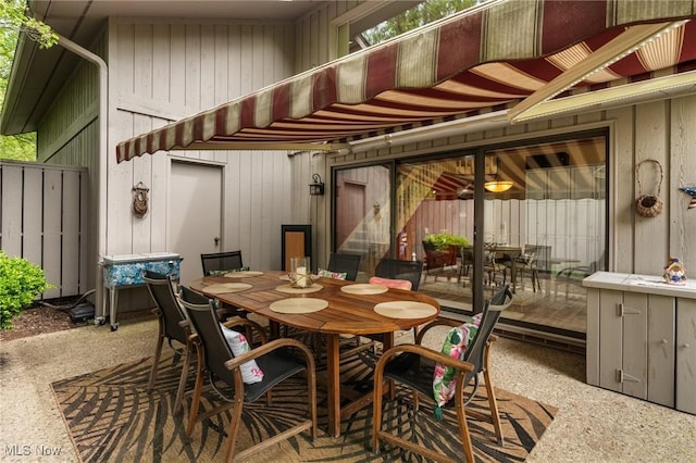 540 Bent Creek Oval, Aurora, OH 44202 - view of patio featuring outdoor dining area