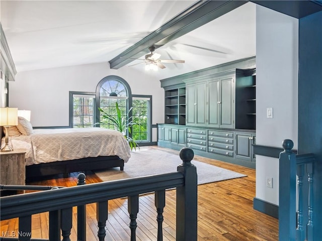 bedroom featuring wood finished floors
