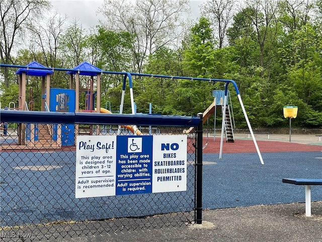 view of community playground