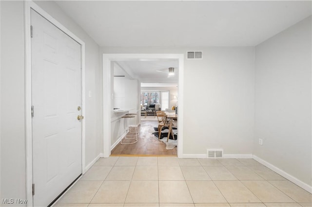 2400 Saybrook Rd, University Heights, OH 44118 - entryway featuring baseboards and light tile patterned floors