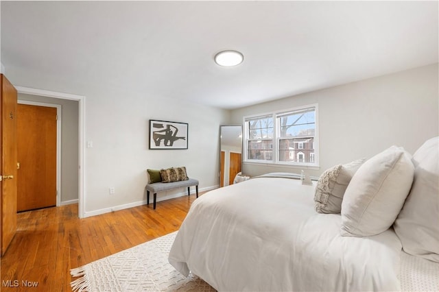2400 Saybrook Rd, University Heights, OH 44118 - bedroom featuring hardwood / wood-style floors and baseboards