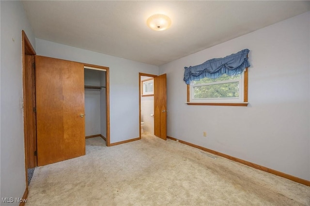 1655 Calder Ridge Rd, Belpre, OH 45714 - unfurnished bedroom with baseboards, carpet floors, and a closet