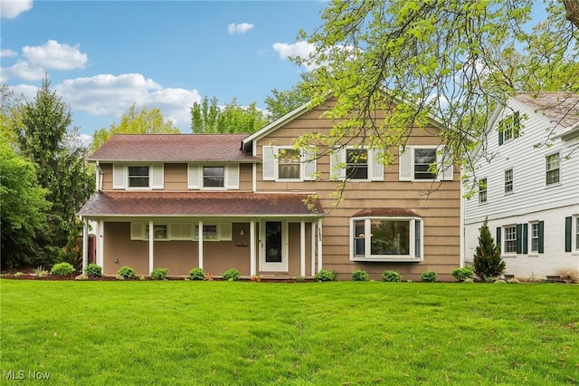 22650 Westchester Rd, Shaker Heights, OH 44122 - view of front facade featuring a front lawn and covered porch
