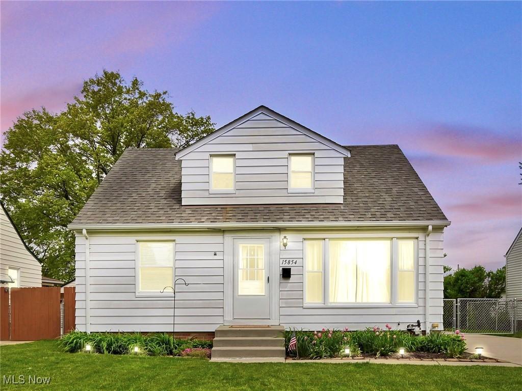 15854 Hummel Rd, Brook Park, OH 44142 - view of front of house with roof with shingles and entry steps