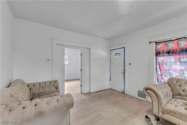 1348 Himrod Ave, Youngstown, OH 44506 - living room with light wood-type flooring and baseboards