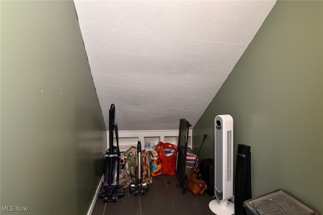 view of storage area