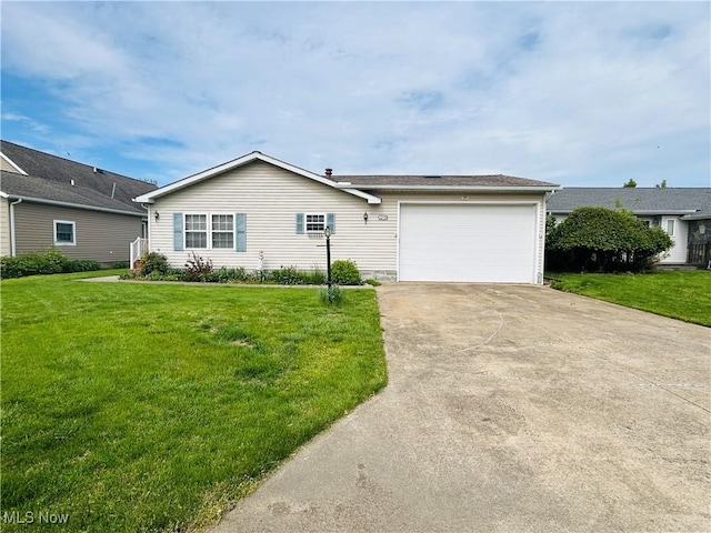 2270 S Commodore Ct, Lakeside-Marblehead, OH 43440 - ranch-style home featuring a garage, concrete driveway, and a front yard