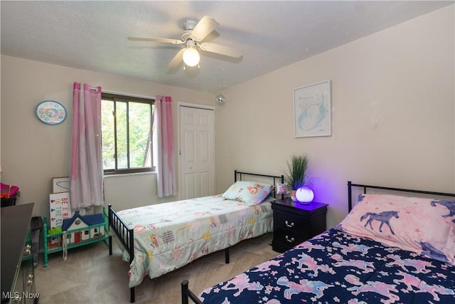 80 Landings Way, Avon Lake, OH 44012 - bedroom with carpet flooring and ceiling fan