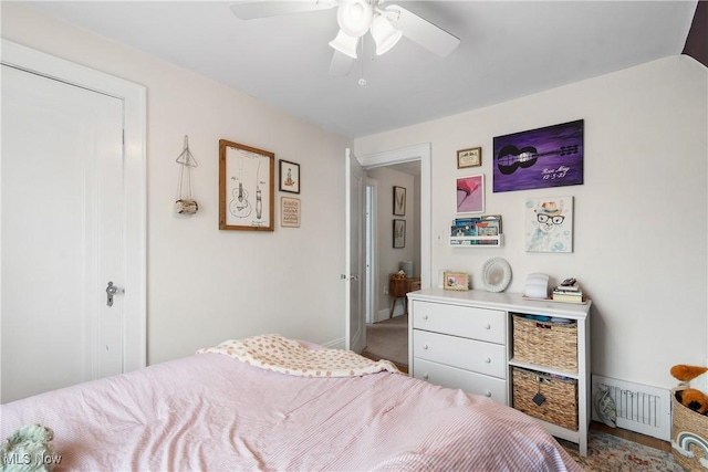 211 Harcourt Dr, Akron, OH 44313 - bedroom featuring ceiling fan and baseboards