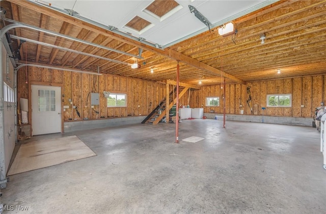 50504 State Route 556, Clarington, OH 43915 - garage with electric panel