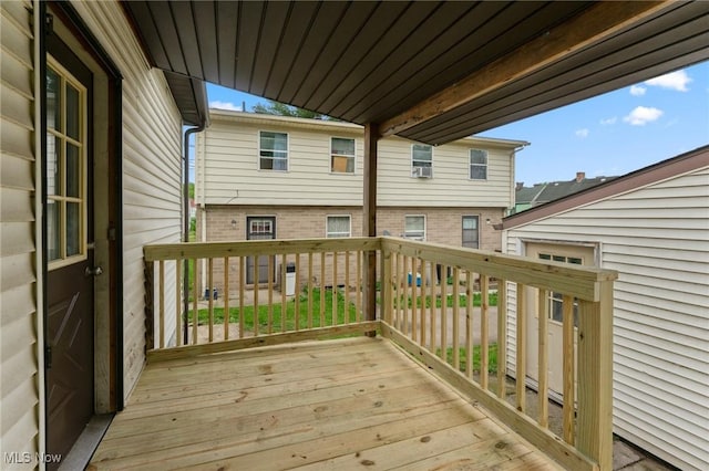 1802 Chester Ave, Wellsville, OH 43968 - view of wooden deck