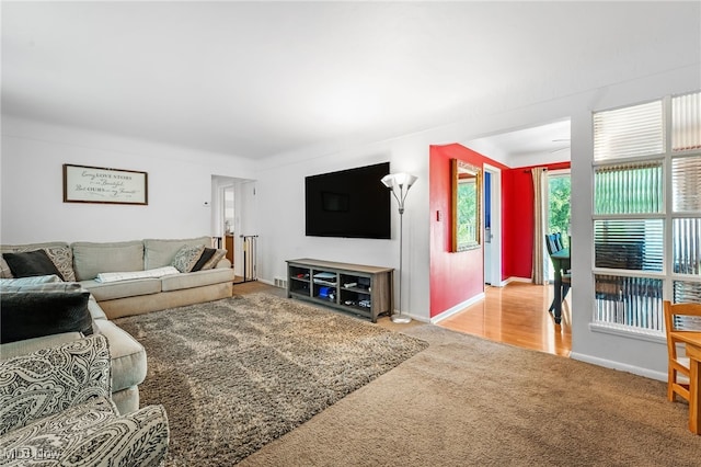 21494 Mastick Rd, Fairview Park, OH 44126 - living area featuring carpet flooring and baseboards