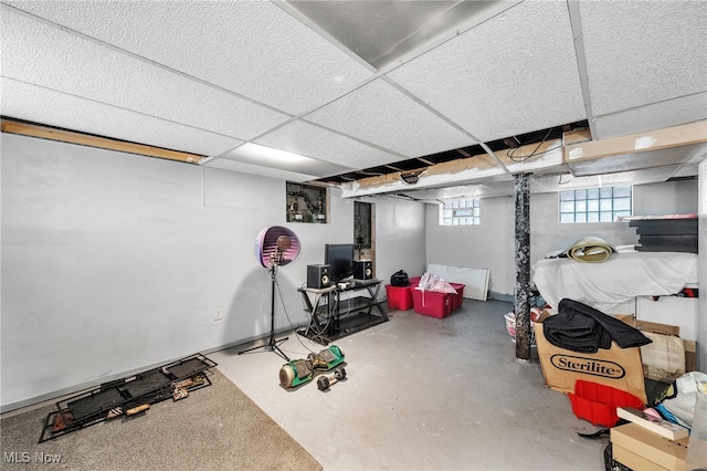 3741 E 146th St, Cleveland, OH 44120 - below grade area featuring an office area