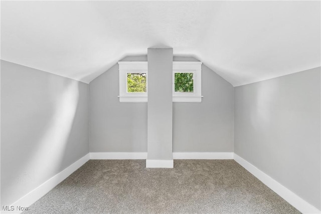453 Saint Leger Ave, Akron, OH 44305 - additional living space featuring lofted ceiling, carpet, and baseboards
