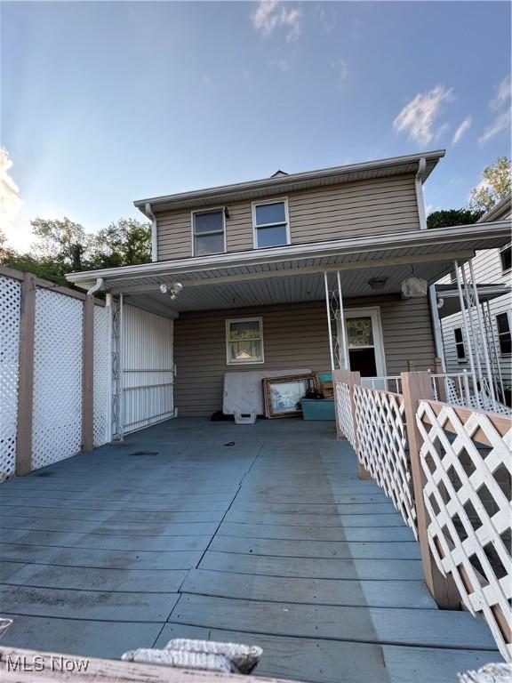 55960 National Rd, Bridgeport, OH 43912 - view of front of property with a porch
