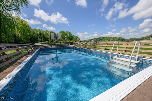 272 Cheyenne Trl, Malvern, OH 44644 - view of swimming pool featuring fence