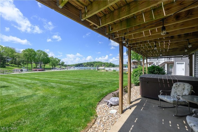 272 Cheyenne Trl, Malvern, OH 44644 - view of green lawn with a patio