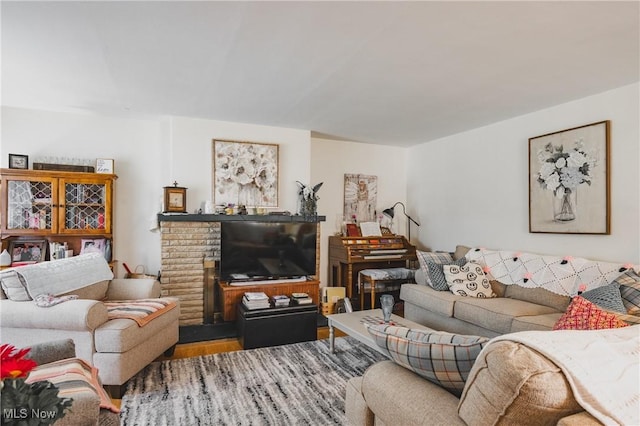 1608 Lawrence St, Parkersburg, WV 26101 - living area with wood finished floors