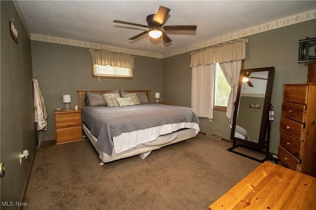 6333 Warren Sharon Rd, Oh, OH 44403 - carpeted bedroom featuring ceiling fan