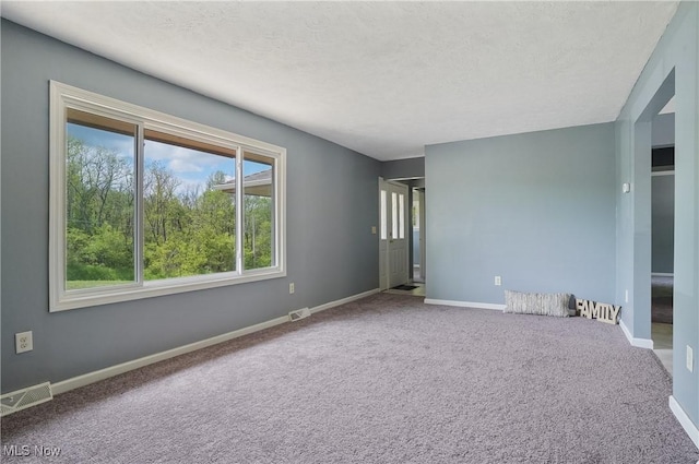 10699 Whippoorwill Rd, Newton Falls, OH 44412 - carpeted spare room featuring a textured ceiling and baseboards