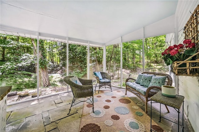 3711 Sampson Rd, Youngstown, OH 44505 - sunroom featuring outdoor lounge area
