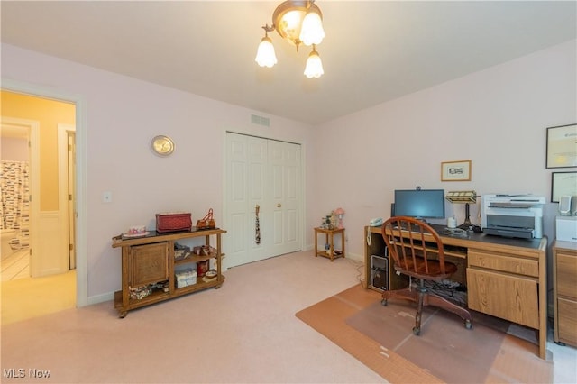 1030 Whisperwood Ln, Aurora, OH 44202 - home office with light carpet and baseboards