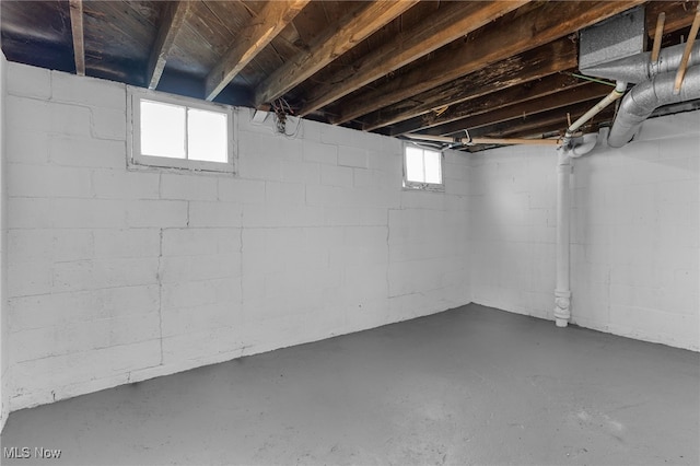 below grade area with healthy amount of natural light