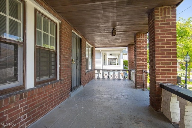 11002 Greenwich Ave, Cleveland, OH 44105 - view of patio featuring covered porch