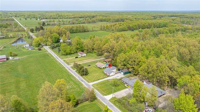 4946 Ireland Rd, Rome, OH 44085 - bird's eye view of a heavily wooded area
