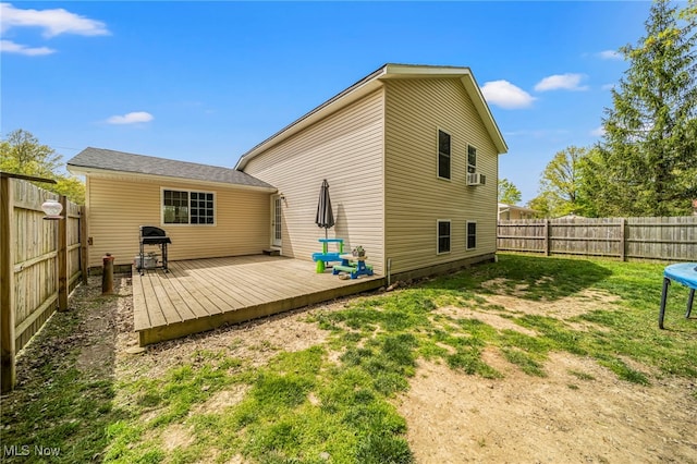 4946 Ireland Rd, Rome, OH 44085 - back of property featuring a deck