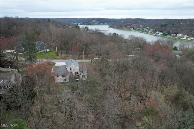 36 Choctaw Trl, Malvern, OH 44644 - aerial view of property's location featuring a large body of water and a heavily wooded area
