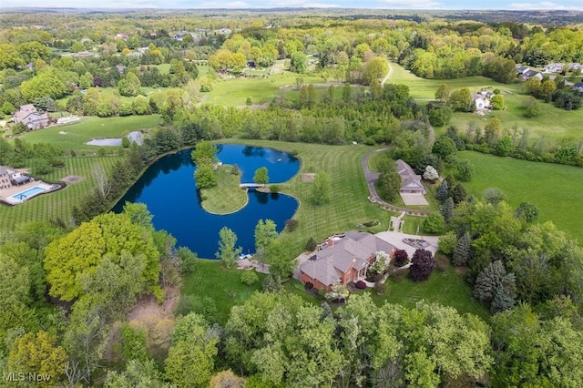 7384 Braucher St NW, North Canton, OH 44720 - aerial overview of property's location featuring a nearby body of water