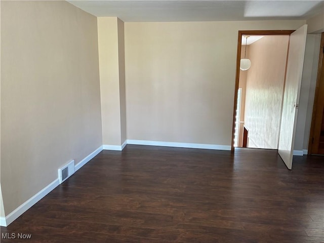 260 Miller Ave, Weirton, WV 26062 - spare room with dark wood-style flooring and baseboards