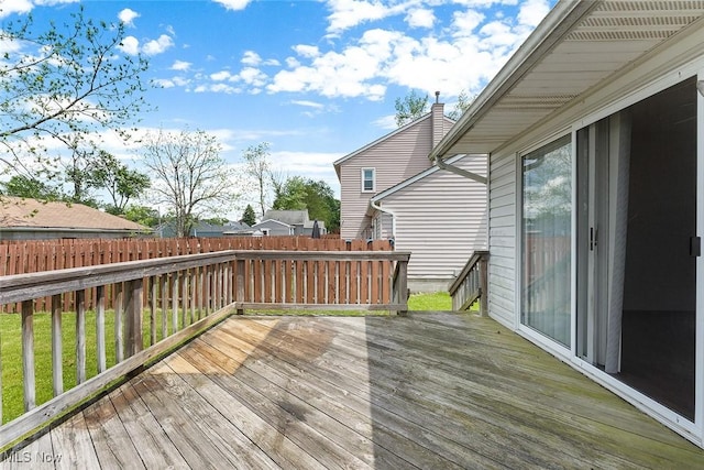67 Chestnut Ave, Northfield, OH 44067 - wooden terrace featuring a fenced backyard