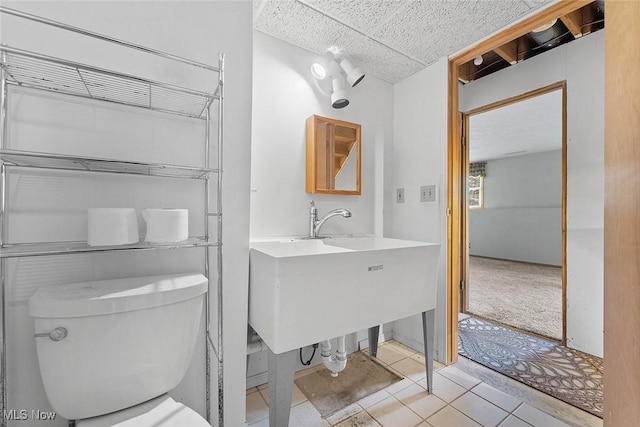 67 Chestnut Ave, Northfield, OH 44067 - bathroom with tile patterned floors and toilet