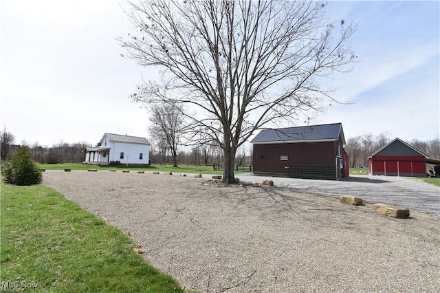 7833 Pymatuning Lake Rd, Williamsfield, OH 44093 - view of yard featuring an outdoor structure