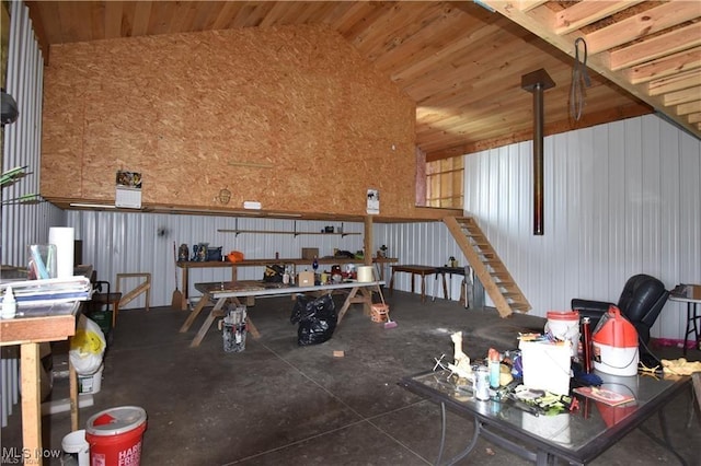 7833 Pymatuning Lake Rd, Williamsfield, OH 44093 - view of garage