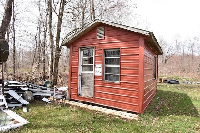 7833 Pymatuning Lake Rd, Williamsfield, OH 44093 - view of outbuilding with an outbuilding