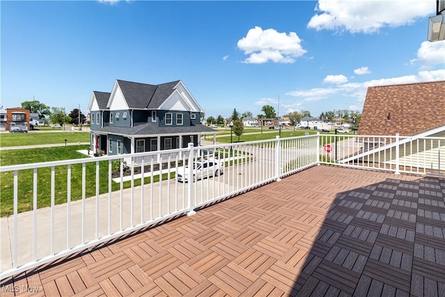 374 Bascule Dr, Lorain, OH 44052 - patio / terrace featuring a residential view